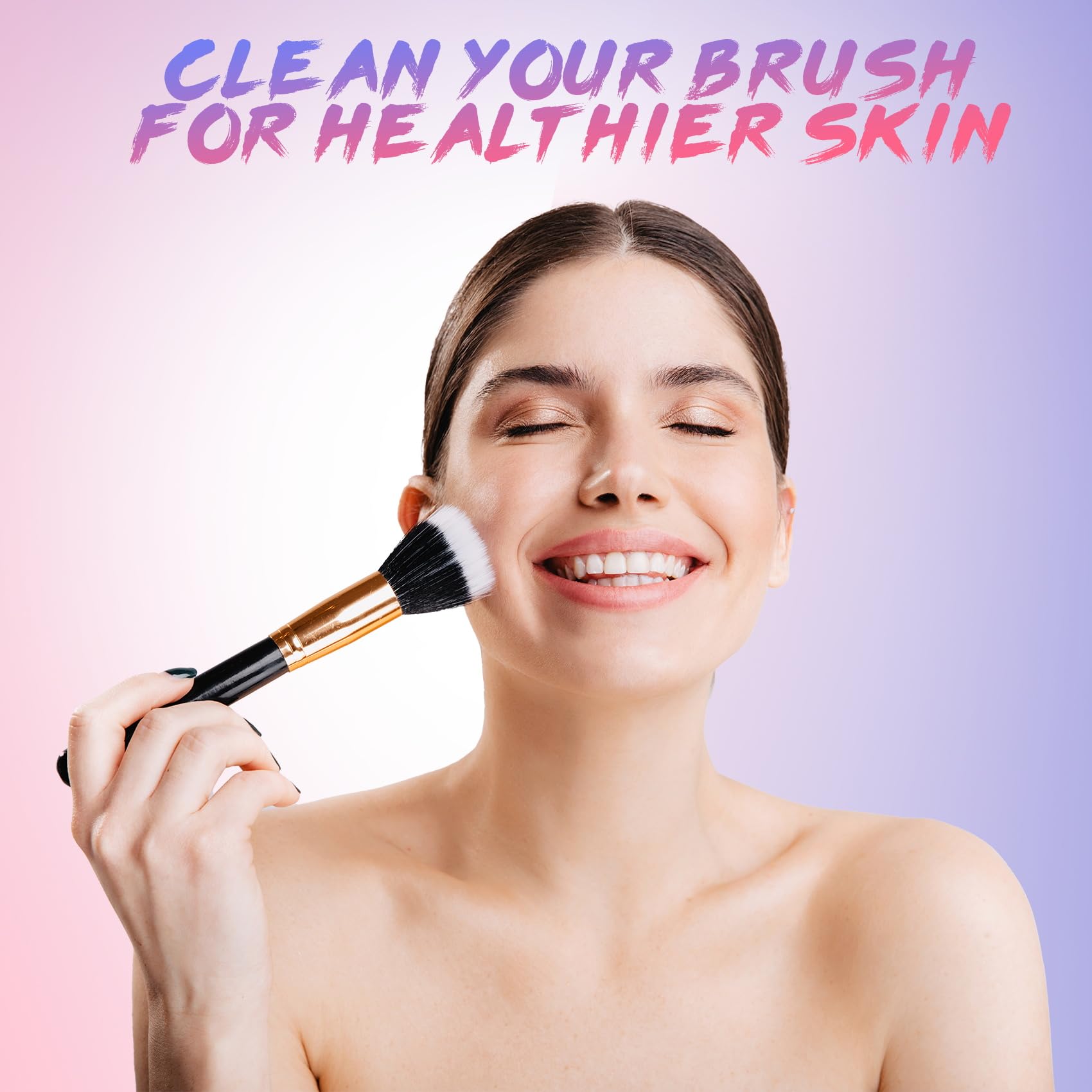 Makeup Brush Cleaner Machine - Super Fast Makeup Brush Cleaner and Dryer - Automatic Brush Cleaner Tool Suit for Most Makeup Brush Sizes