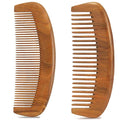 Moreinday 2 Pack Wooden Comb, Beard Comb for Men, Hair Combs for Women