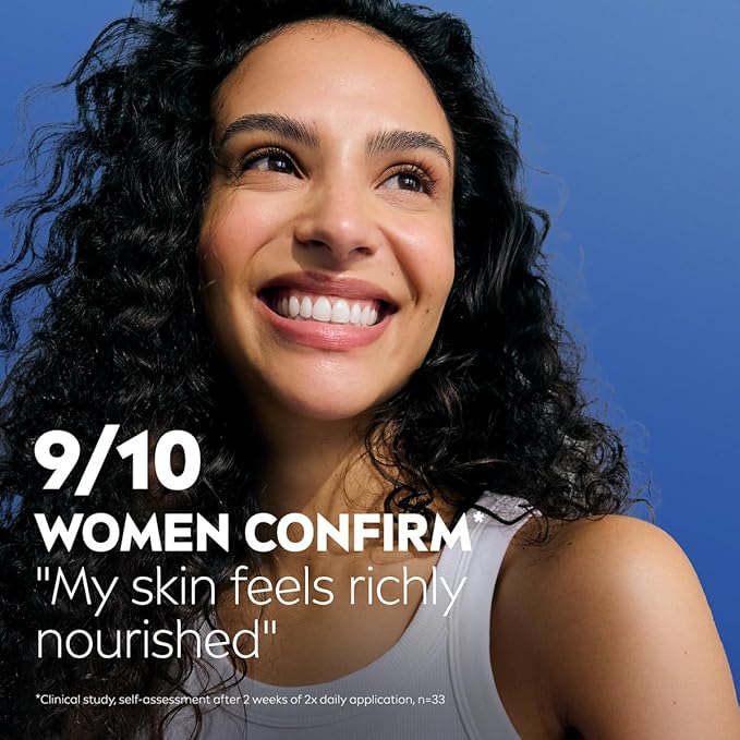 NIVEA Cocoa Butter Body Lotion for Dry Skin with Hyaluronic Acid, 33.8 Oz