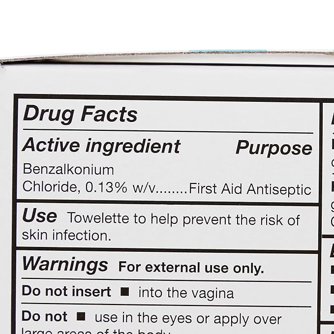 McKesson Obstetrical Antiseptic Towelettes Wipes, Sterile, Individual Packet, Clean Scent, 100 Count, 10 Packs, 1000 Total