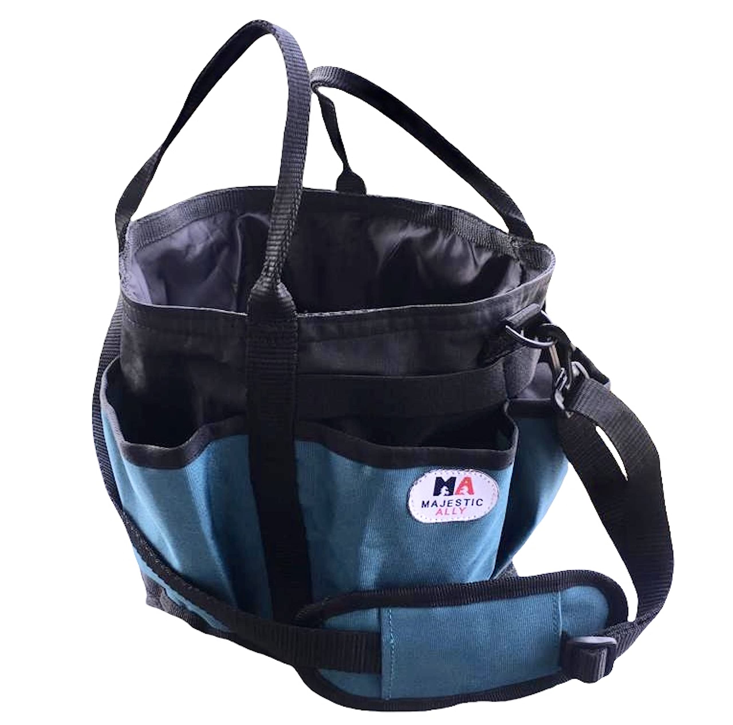 Majestic Ally horse Grooming Organizer Tote Bag (Hurricane Blue)