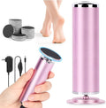 LIONVISON Electric Foot Callus Remover: Adjustable Speed Foot File for Cracked Heels - Working Women's Summer Pedicure Tool with 60pcs Sandpaper Discs - Dead Skin Remover for Dry Feet at-Home