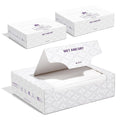 Disposable Face Towels Travel Pack 3 Packs (45 Count), XL 10x12 Portable Face Towelettes, Makeup Remover Dry Wipes for Vacation, Gym, Camping and Sensitive Skin