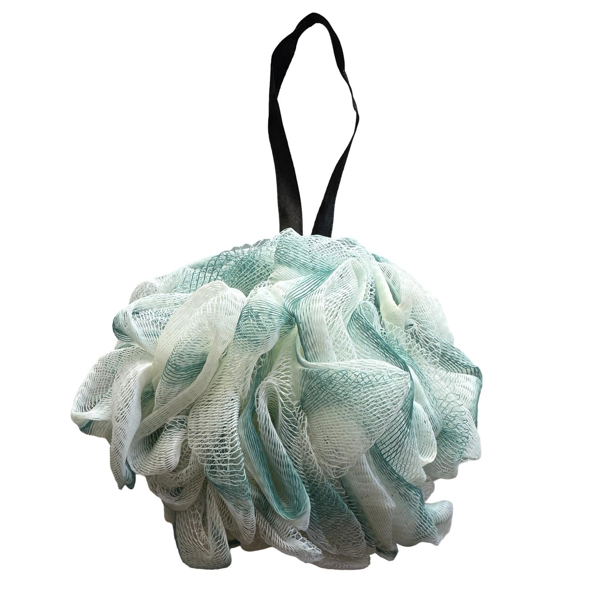 Black Bath Shower Loofah Exfoliating Body Back Scrubber Sponge for Women Men 60g (1 Pack)