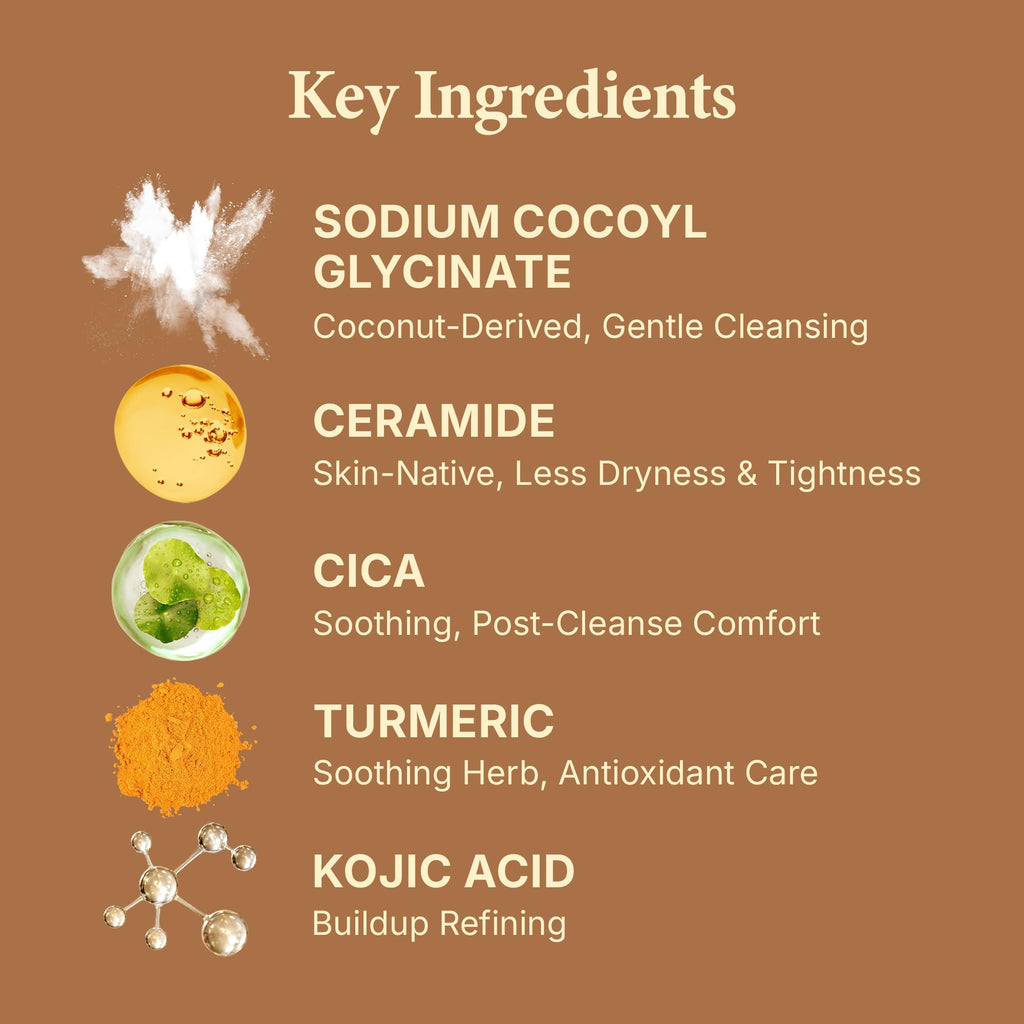 mimmua! Kojic Acid Turmeric Cleansing Cream | Balm to Oil Face Cleanser