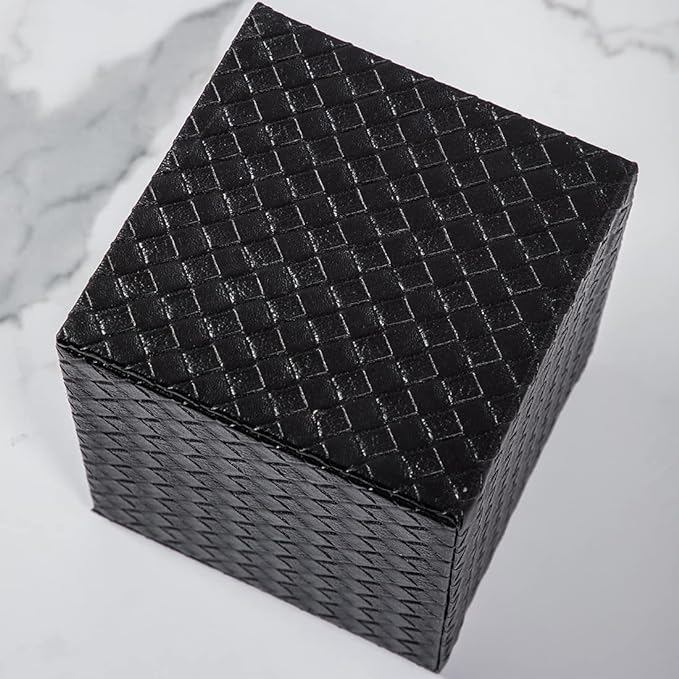 Black Tissue Box Cover, Square, Tissue Box Holders for Bathroom Accessories
