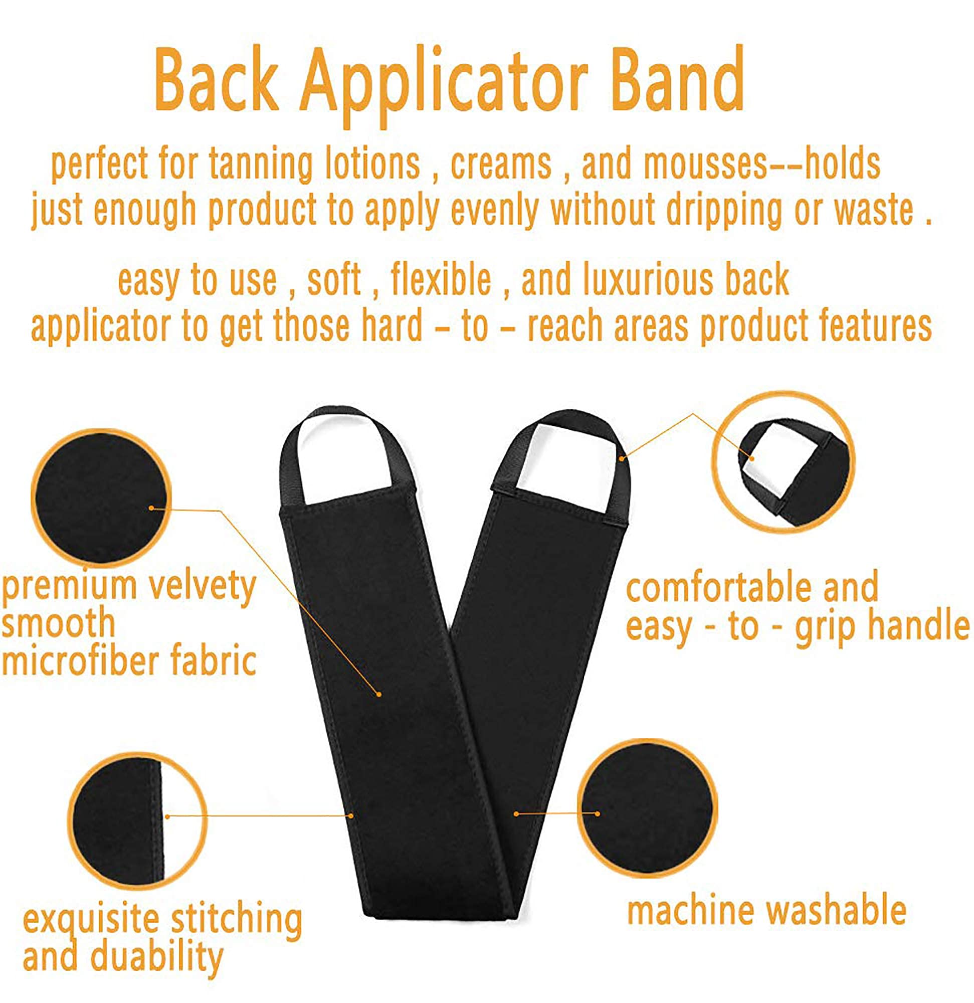 Sun Laboratories By Giesee Self Tanning Mitt, Tanning Mitt for Smooth and Even Self Tanning Lotion Application - Tan Applicator Mitt, Self Tanner Mitt and Lotion Applicator for Back