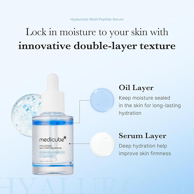 medicube Hyaluronic Multi Peptide PDRN Serum - Lightweight Hydrating Serum