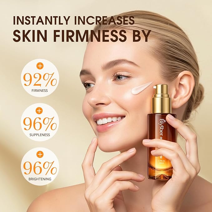 Retinol Collagen Serum for Face: Anti Aging & Anti Wrinkle Repair Peptide Serum with Boost Hydration Formula - Day/Night Facial Firming Neck Plump Skin Care for Women/Men (1.39 Fl Oz)