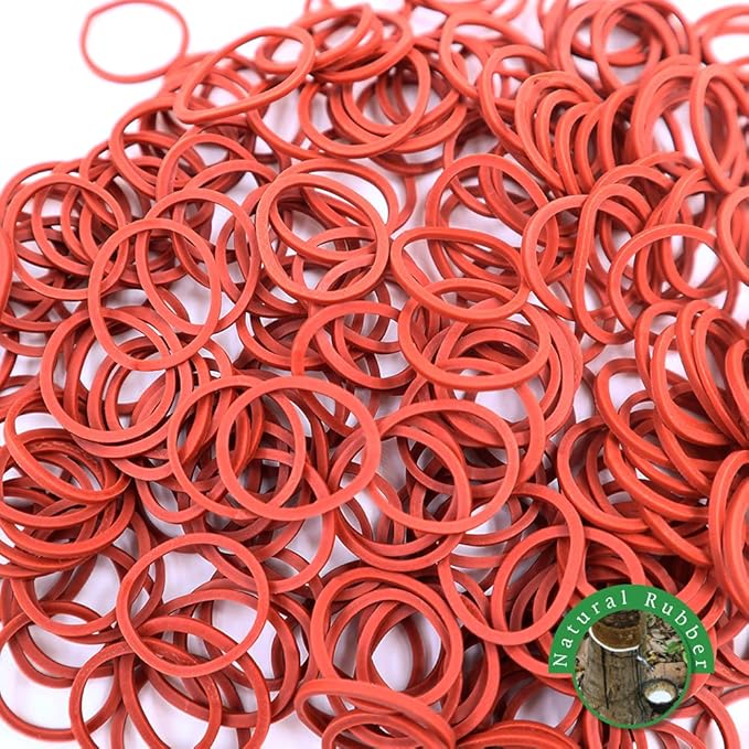 1000 Soft Elastic Hair Accessories 250 Pcs per Pack (Light Brown - 4 Packs) - Stretchy Hair Ties, No Damage Rubber Bands for Braids, Made in Vietnam