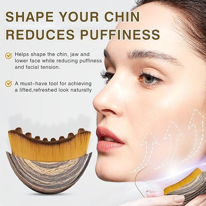 2026 Lymphatic Contour Face Brush, Professional Lymphatic Drainage Massager, Facial Lymphatic Drainage Brush for Anti-Puffiness, Face Lifting & Sculpting, Boost Skincare Absorption