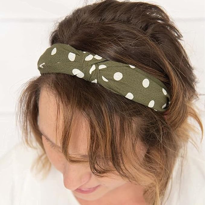 DRESHOW 8 Pack Boho Vintage Headbands for Women Girls Knotted Headwraps Fashion Hair Hoops Elastic Hair Accessories