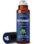 Peppermint Essential Oil Roll-On 10 ml for Skin, Aromatherapy, Minty Scent