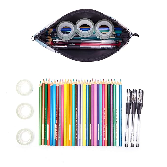 WANDF Small Makeup Bag for Purse, Small Cosmetic Bag for Women