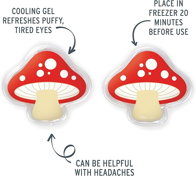 Genuine Fred Chill Out Eye Pads, Mushrooms