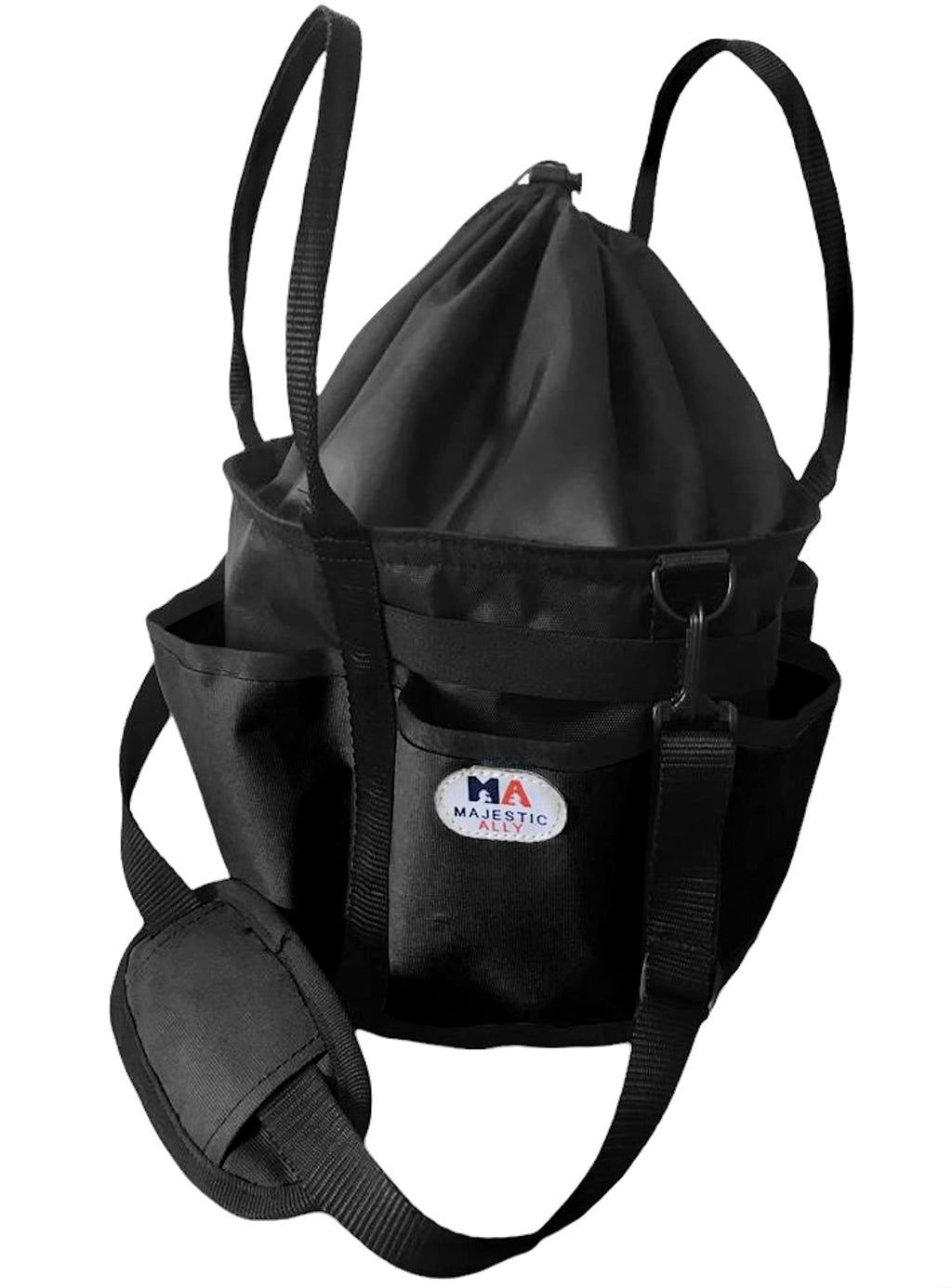 Majestic Ally horse Grooming Organizer Tote Bag (Black)
