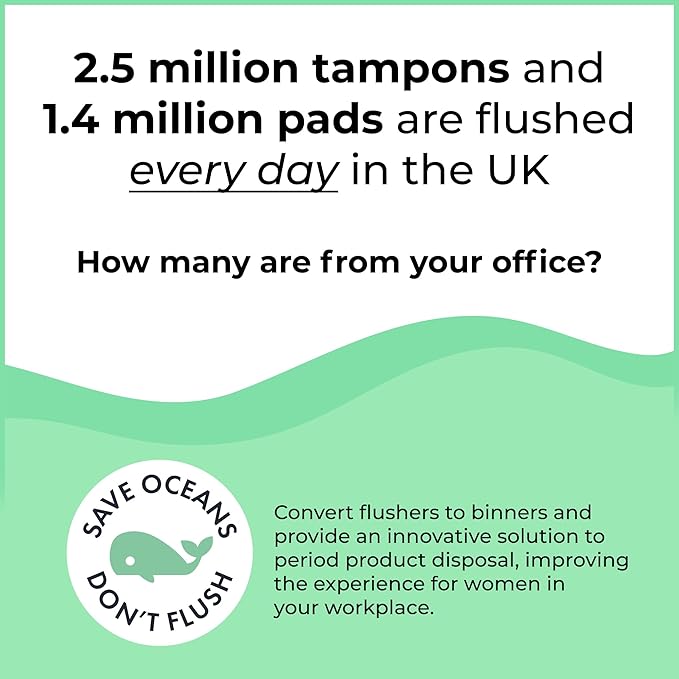 Fab Little Bag Sanitary Waste Bags - Pack of 200 Dispenser Bags (Dispenser Sold Separately) - Prevents Odours, No Mess, Eco Friendly
