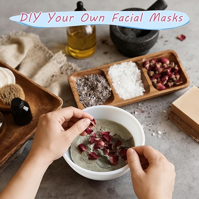 Multicolor Silicone Mixing Bowls Facial Mask Serve Bowl Cosmetic Beauty Tool with Stirring Sticks for Skincare DIY Craft Home Salon - 6 Pcs