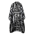 Professional 64x56 Inch Barber Cape for Men & Adults - Adjustable Waterproof Hair Cutting Cape for Salon, Hair Coloring Cape with Elastic Neck (Barber Supplies)