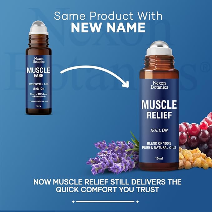 Muscle Relief Essential Oil Roll-On 10 ml - Muscle Oil for Deep Relaxation