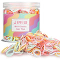 1000pcs Mini Hair Rubber Bands, Soft & Durable Plastic Elastic Hair Ties for Little Girls, Stretch Ponytail Ties for Kids Hairstyles and Braids