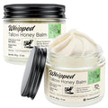 Beef Tallow Honey Balm for Skin: 100% Grass Fed Organic Moisturizer with Organic Raw Honey, Jojoba Oil, Vitamin E – Natural Face and Body Care for Mature, Dry or Sensitive Skin, 2oz, Pack of 2