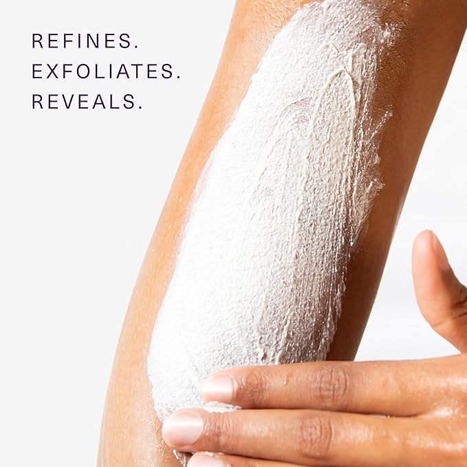 European Wax Center Get Smooth Skin Clearing Body Polish- Refining Exfoliant with PHA, Glycolic Acid, & Lactic Acid AHA to Help Breakouts, Ingrown Hairs, & Razor Bumps with Granulate Pumice