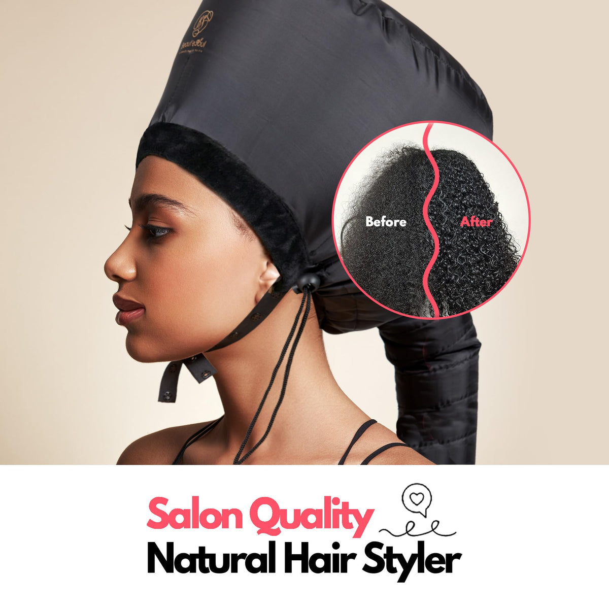 Beauté Seoul Soft Bonnet Hair Dryer Attachment