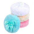Oruola 4pcs Large Powderpuff, 3.5 In Mota para Talco Corporal,Soft Washable Reusable Powder Puffs for Body,Loose Powder Puffs Wet Dry Makeup Tool for Baby & Kid & Adult