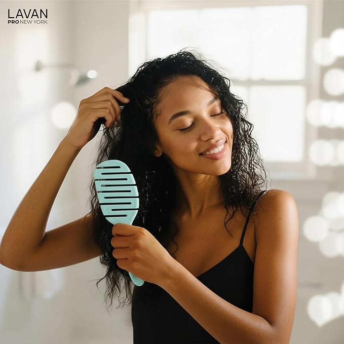 Flex Detangling Hair Brush (Turquoise)