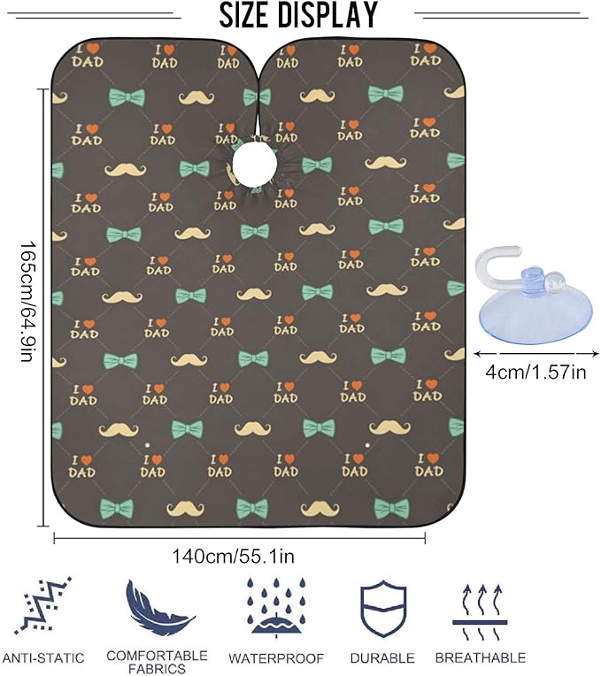 Stylish Barber Cape - Unisex Hair Cutting Apron for Men & Women
