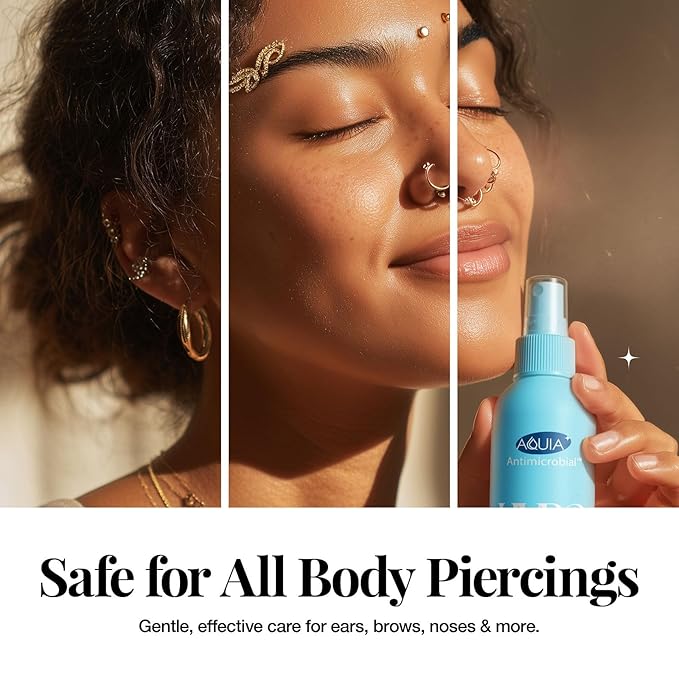 Aquia Hypochlorous Acid Spray for Face and Skin; Facial Cleanser | 4oz Face Mist Hypochlorous Acid Spray for Skin, Acne, Rash, Eczema, Wound Antimicrobial Facial Cleanser Acne Sprays; Smart Skincare