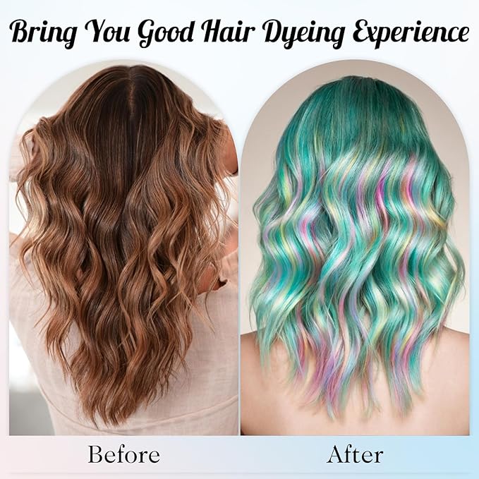 8 Pcs Hair Highlighting Cap,Highlights Caps for Hair,Highlight Caps for Hairs with 3 Metal Hook and 2 Hairs Dye Comb & Brush for Salon & DIY Dyeing