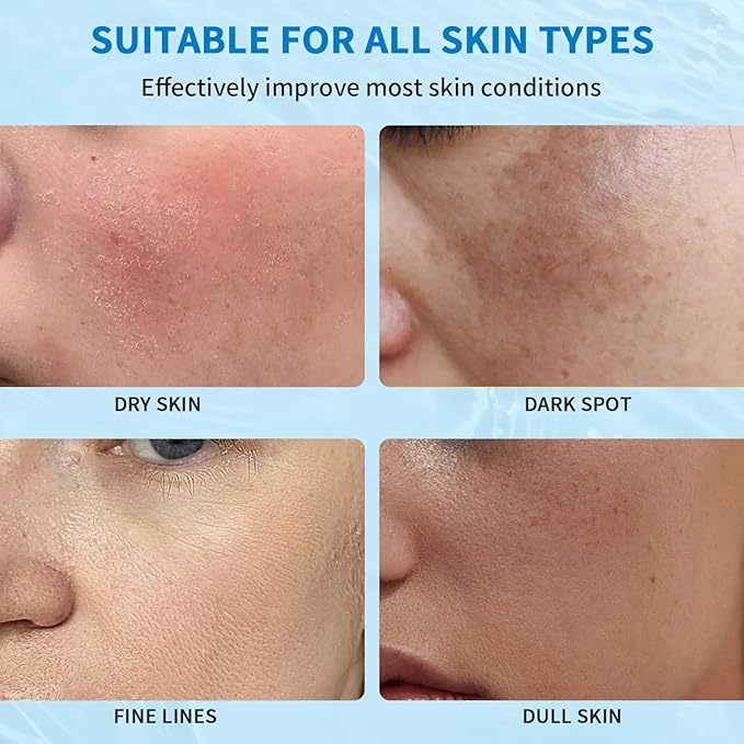 12 Pack Sheet Face Masks Skincare, Collagen Face Mask Hyaluronic Acid Hydrating Face Sheet Masks, Vitamin C Face Masks for All Skin Types, Moisturizing, Brightening, Anti-Aging, Easter Gifts for Women