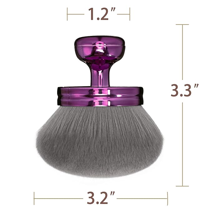 Blend & Blur Large Body Makeup Brush 3.2inch Wide Round Head Kabuki Brush