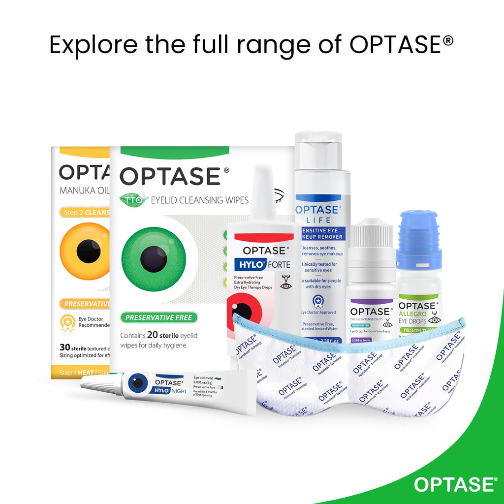 OPTASE® TTO Eyelid Cleansing Wipes, 20 Count
