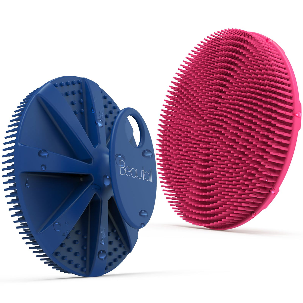 Silicone Body Scrubber, BEAUTAIL Gentle Exfoliating Brush for All Skin Type
