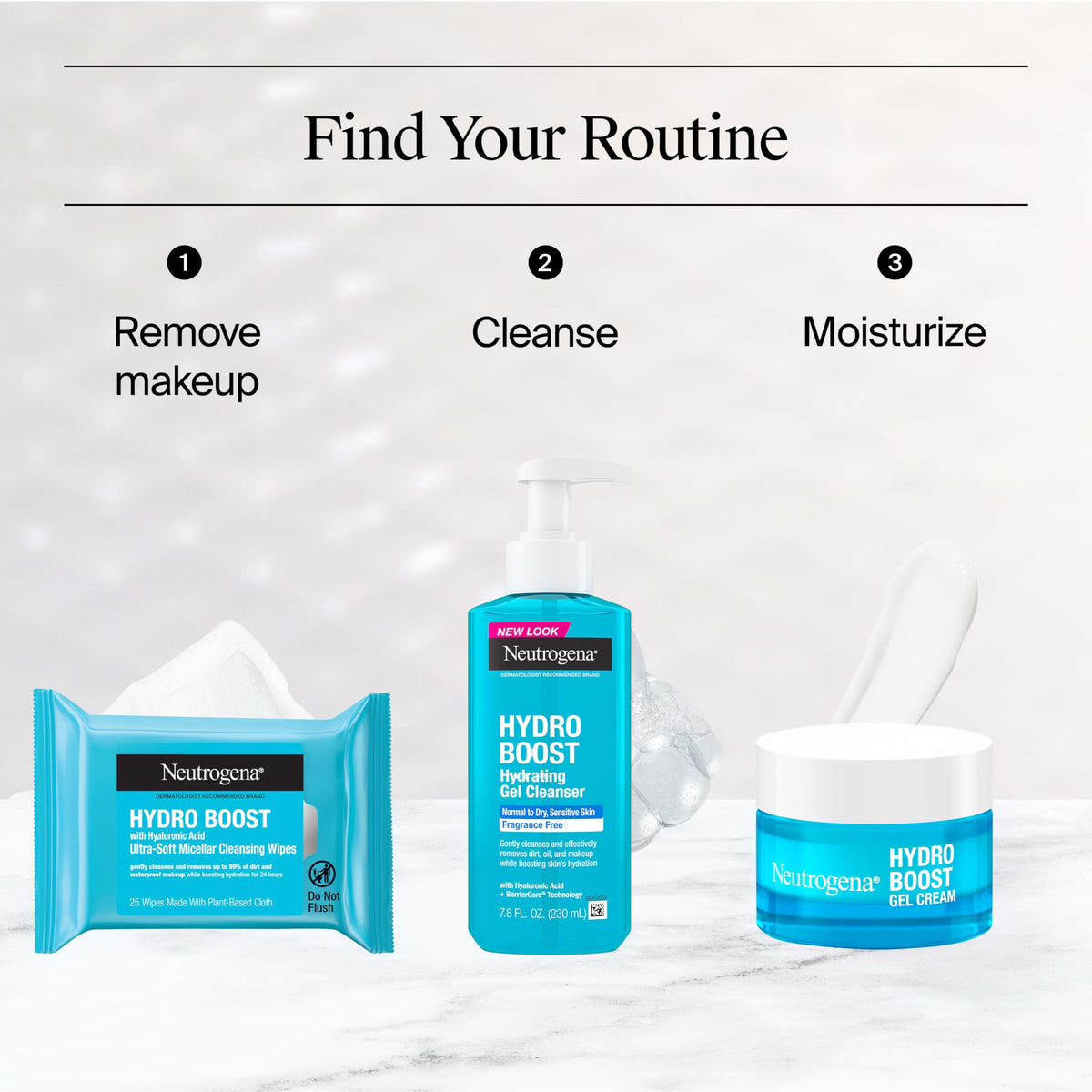 Neutrogena Hydro Boost Hydrating Gel Cream Face Moisturizer, 0.5 fl oz