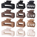 SMKSL 12 Pcs Hair Claw Clips for Women & Girls 3 Styles Hair Accessories