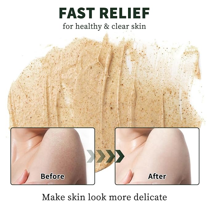 Tea Tree Body & Foot Scrub – Exfoliating & Deep Cleansing, 7.05oz