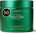 Toner Pads for Face – Pore Refining Korean Toner Pads w Niacinamide & Glycolic Acid – Exfoliating Brightening Facial Pads, Pore Minimizer for Face, Hydrating Daily Toner, All Skin Types, 50 Pads