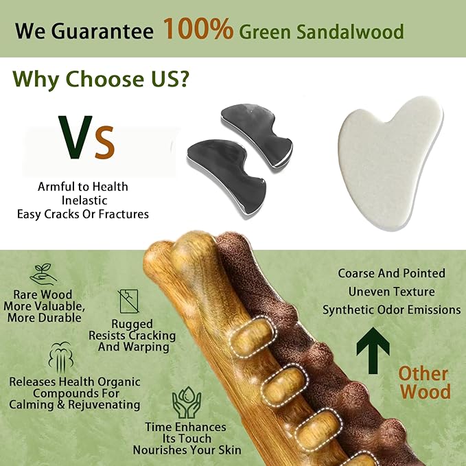 Aurift Mother’s Day Gift for Mom – Face Roller & Gua Sha Facial Tool in Premium Box – Wooden Face Massage Tool for Relaxation & Self Care, Stress Relief Gift for Women & Her