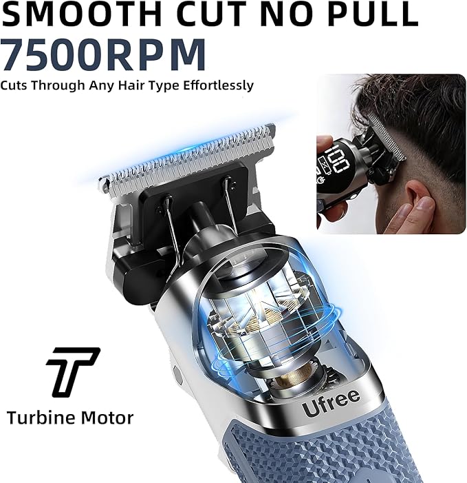 Ufree 6-in-1 Beard Trimmer for Men, Electric Shaver Razor,Hair Trimmer