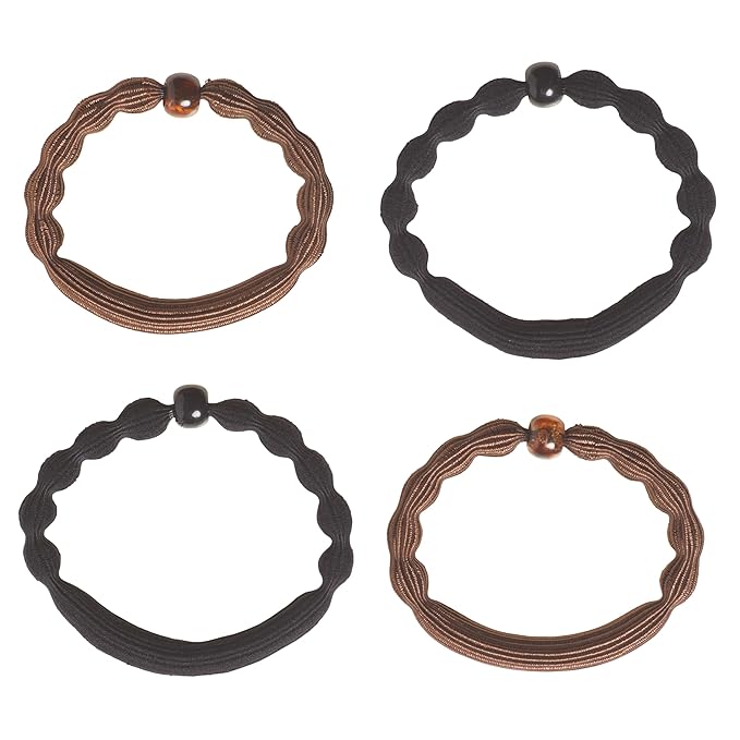 GOODY FOREVER ELASTICS 6MM 10CT BLK BROWN (Pack of 2)
