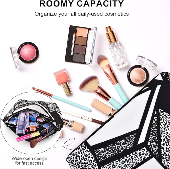 Small Makeup Bag, Mini Makeup Pouch, Cute Cosmetic Bag for Women, Toiletry Bags, Make Up Brush Skincare Organizer, Pouches for Travel Accessories