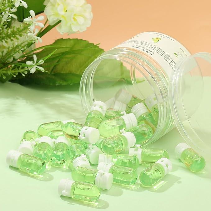walentin profwr Cleansing Oil for Face, 30 Pcs Mini Moisturizing Camellia Seed Travel Size Deep Cleansing Oil, Portable Makeup Remover Oils, Gentle Cleaning Oils for All Skin Types
