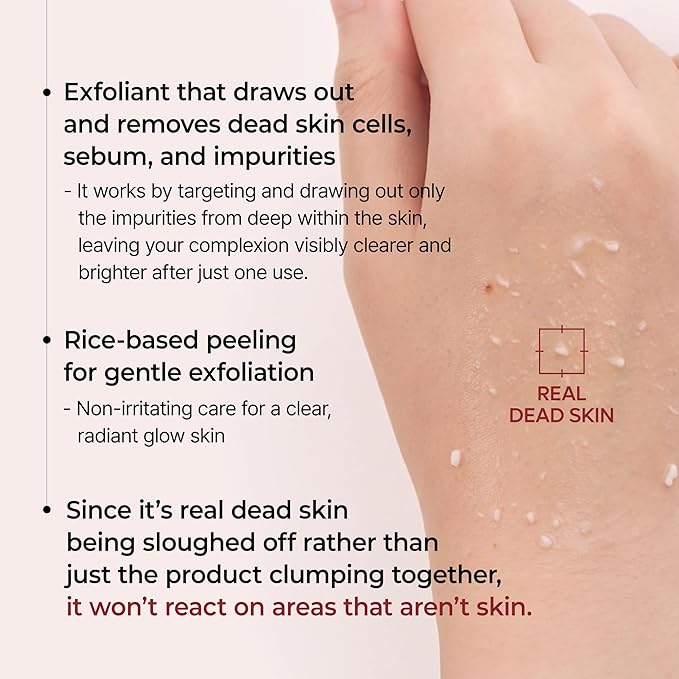 Dr.Melaxin Peel Shot Black Rice Exfoliating Ampoule, Face Exfoliator with AHA BHA Niacinamide Rice Bran Water, Blackhead Remover, Pore Minimizer, Brightening Glass Skin Serum, Korean Skin Care, 2.7 oz