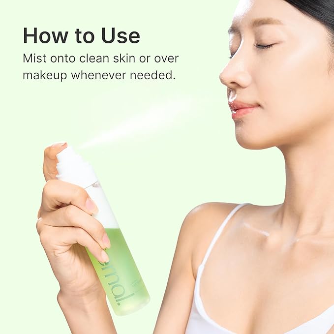 Coeternal Instant Glow Mist, Hydrating Lightweight Korean Face Mist with Algae 11, Niacinamide and Turmeric root, Moisturizing Spray for Dewy, Glass Skin, For Dry or Sensitive Skin, 120ml / 4.0 fl.oz.