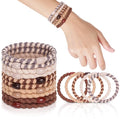 FORENEE Hair Ties No Damage - 10PCS Ponytail Holders - Elastic Hair Ties for Thick Hair - Braided Hair Bands for Women Girls's Hair