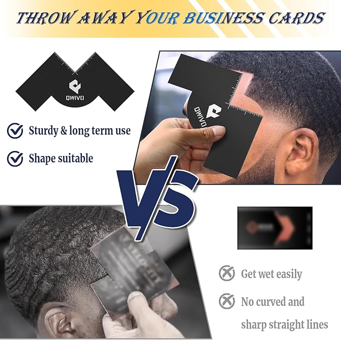 Beard Lineup Tool Beard Template Card Barber Enhancement Spray Shield
